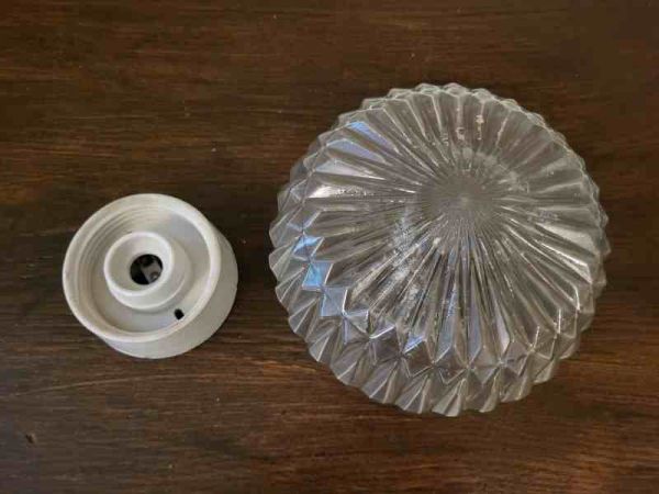 alte Deckenlampe, Wandlampe, Kugellampe, Kellerlampe Sternlampe