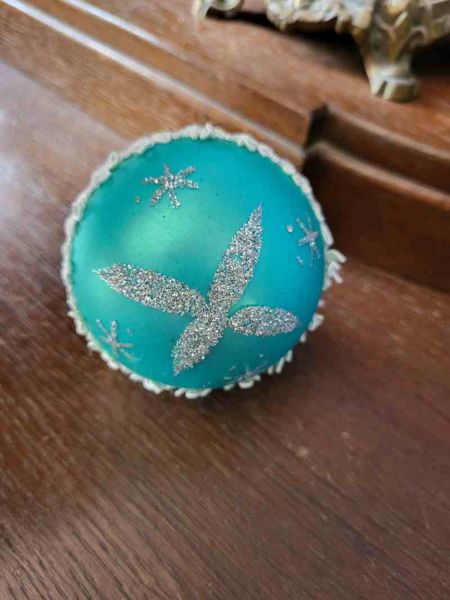 6 DDR Weihnachtskugeln, Christbaumschmuck, Weihnachtsbaum, Weihnachtsschmuck Lauscha