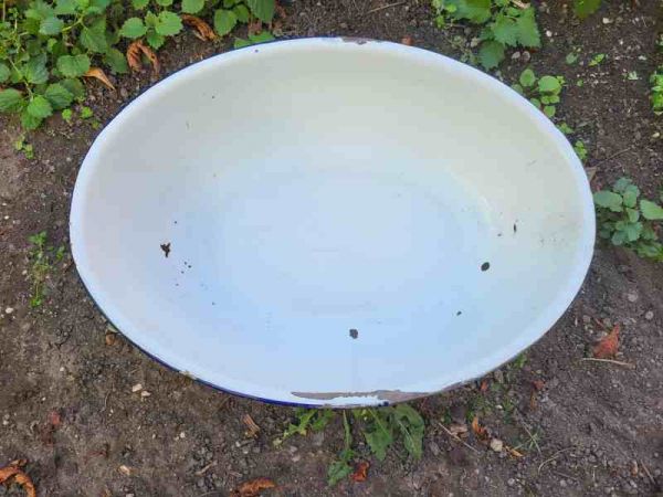 große emaille Wanne Emaillewanne Waschwanne