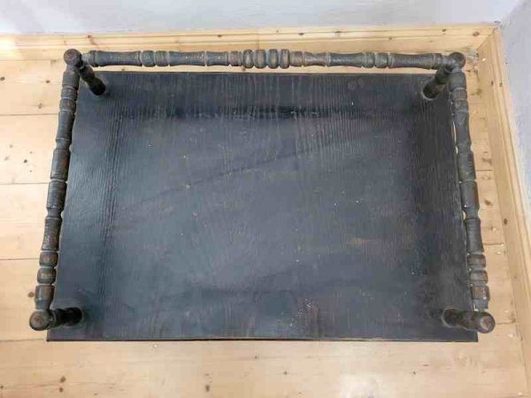 alte Jugendstil Dekoration Holzablage, Tablett