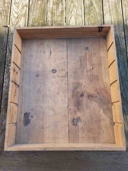 alte Holzkiste Kiste Schaukasten Setzkasten