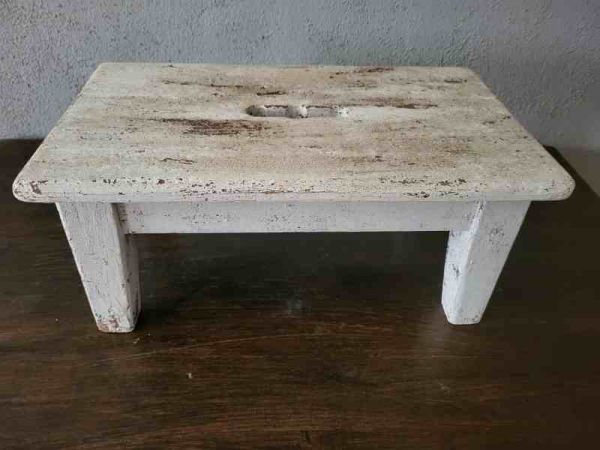 alter Fußschemel Hocker Fußbank Schemel