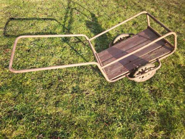 alter Handwagen Bollerwagen, Metallwagen