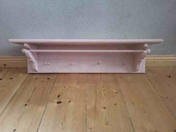 altes Wandregal, Küchenregal, Gewürzregal aus Massivholz