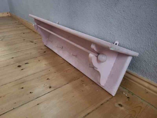 altes Wandregal, Küchenregal, Gewürzregal aus Massivholz