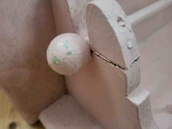 altes Wandregal, Küchenregal, Gewürzregal aus Massivholz