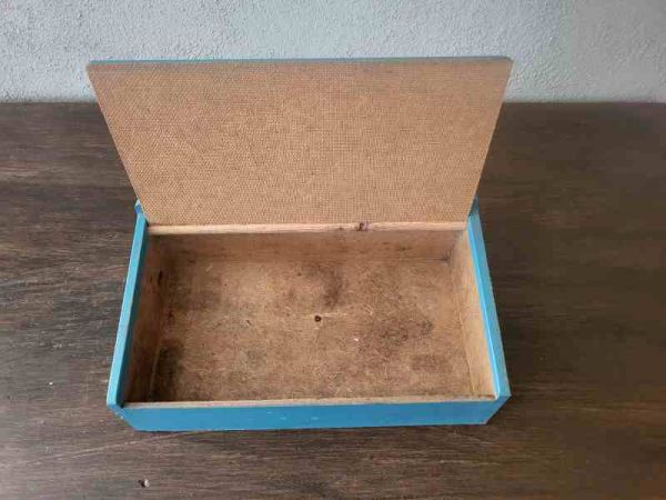 alter Schuhputzkasten, Putzkasten, Aufbewahrung, Holzkasten