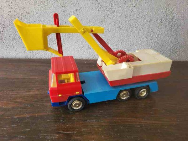 DDR Autobagger Bagger LKW Spielzeugauto VEB Plaho 70er