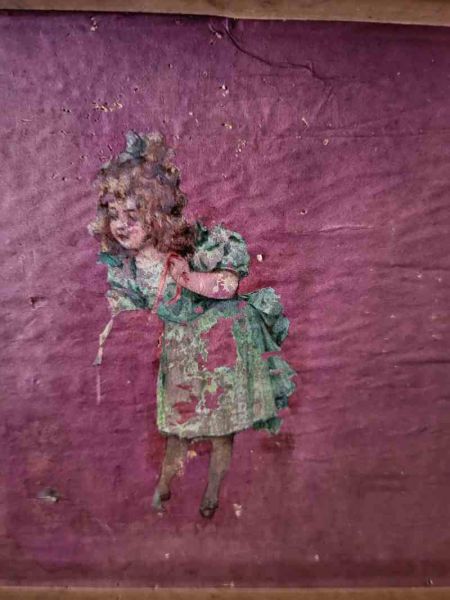 hübsches altes Nähkästchen um 1920