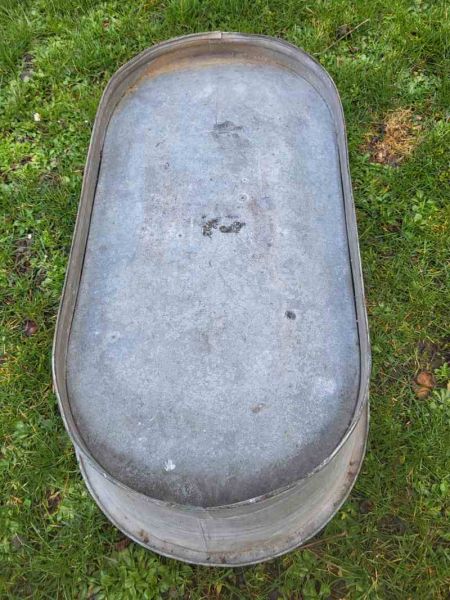 alte Babywanne, Zinkwanne Wanne Badewanne, Waschwanne, Pflanzgefäß