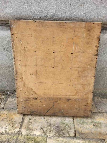 urige alte Holzkiste, Aufbewahrung, Setzkasten