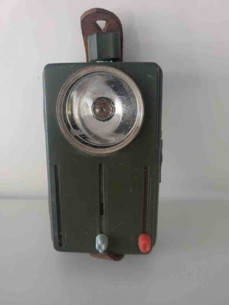 DDR Signal Taschenlampe "ARTAS" 3 Farbfilter grün blau rot, unbenutzt