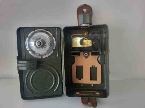 DDR Signal Taschenlampe "ARTAS" 3 Farbfilter grün blau rot, unbenutzt