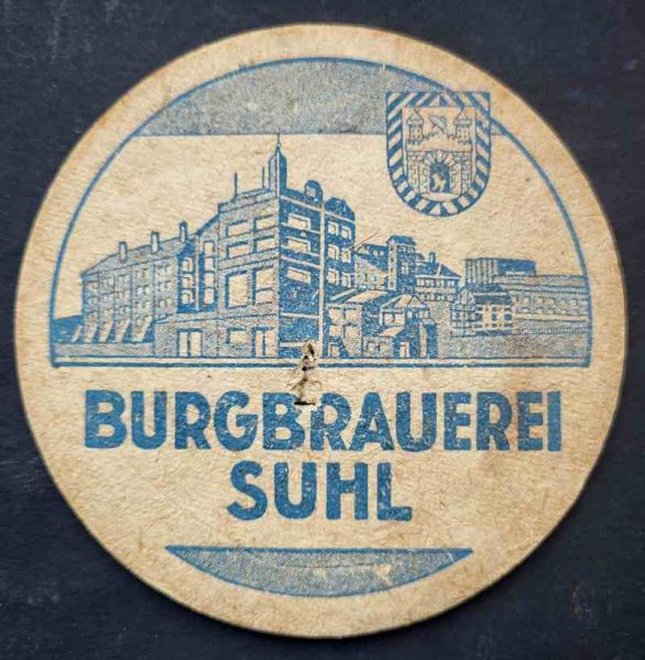 Burgbrauerei Bierdeckel aus Suhl