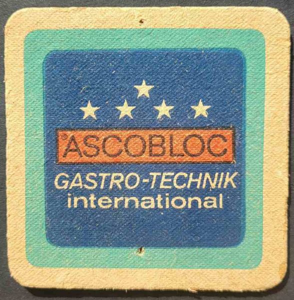 Bierdeckel vom Ascobloc Gastro Technik