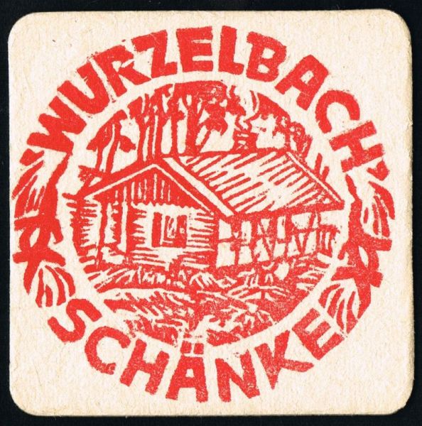 Bierdeckel von der Wurzelbacher Schänke