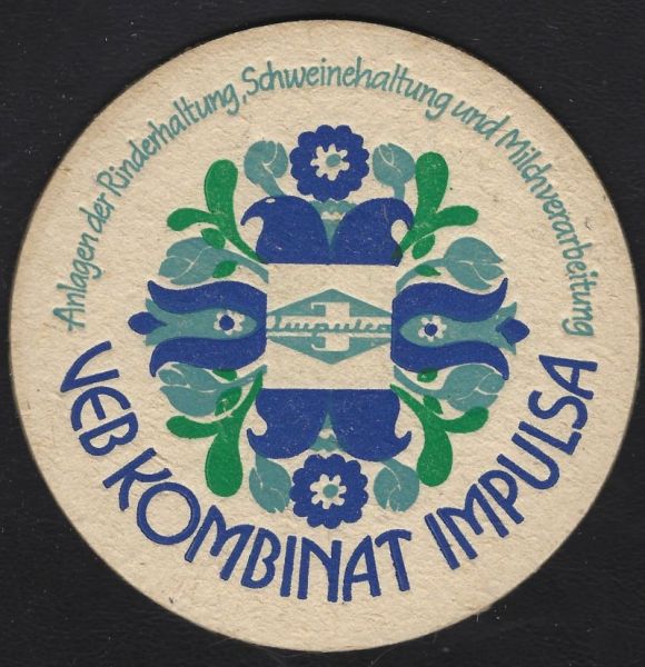 Bierdeckel vom VEB Kombinat Impulsa