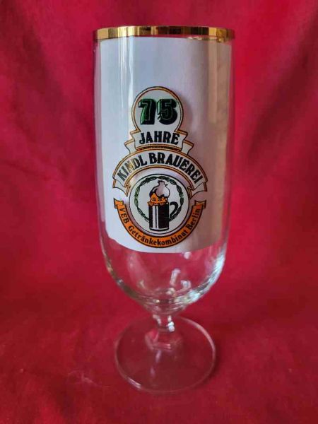 Berliner Kindl Bierglas