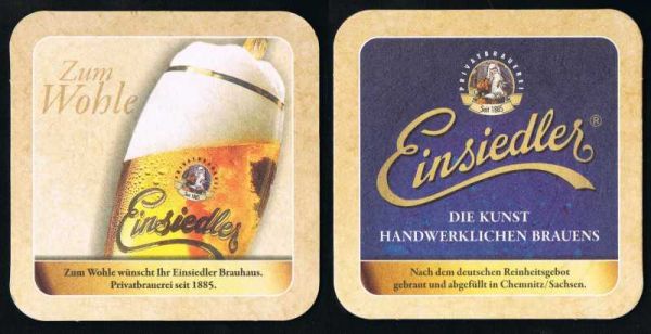 Einsiedler Bierdeckel
