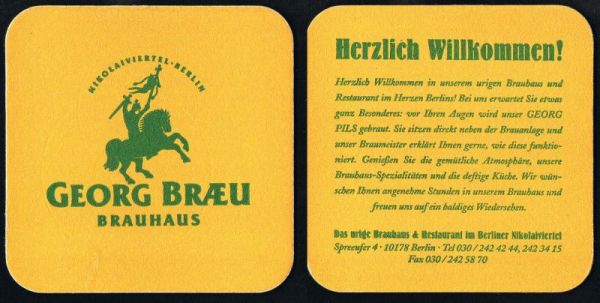 Georgbraeu Bierdeckel