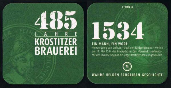 Krostitzer Bierdeckel