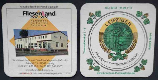 Leipziger Brauerei near Thomaskirche coaster