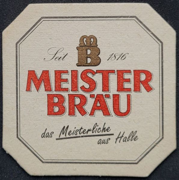 Meister - Bräu Bierdeckel