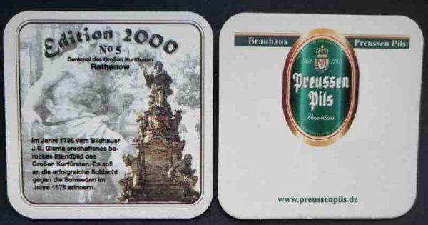 Preussen Bierdeckel