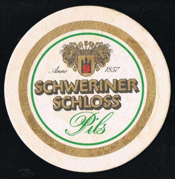 Schweriner Schloßbrauerei Bierdeckel