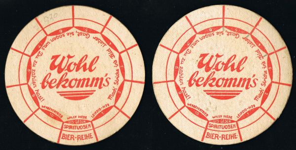 Wohl bekomm`s coaster
