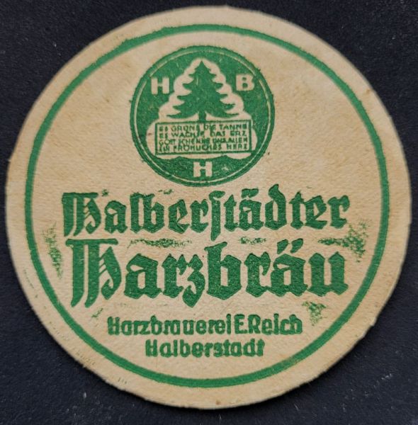 Harzbrauerei Halberstadt Bierdeckel