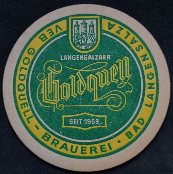 Goldquell Bierdeckel