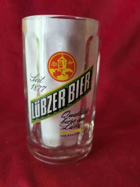 Lübzer Bierglas / Bierkrug