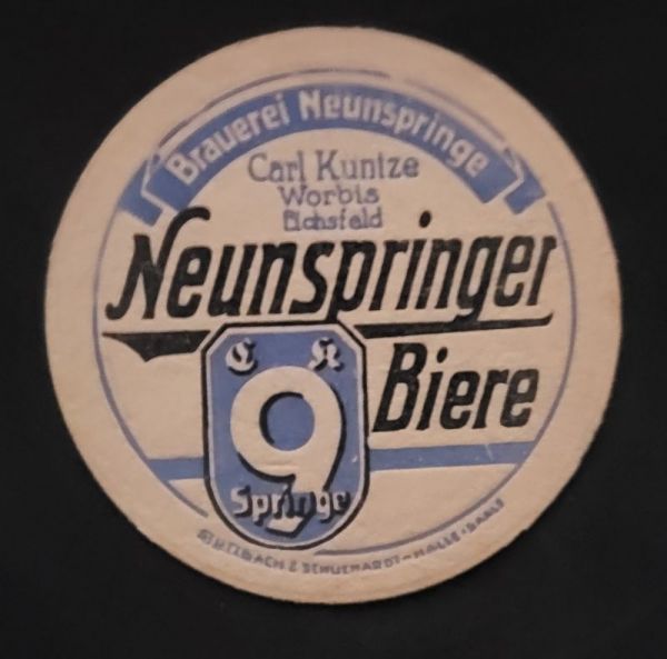 Neunspringe Bierdeckel