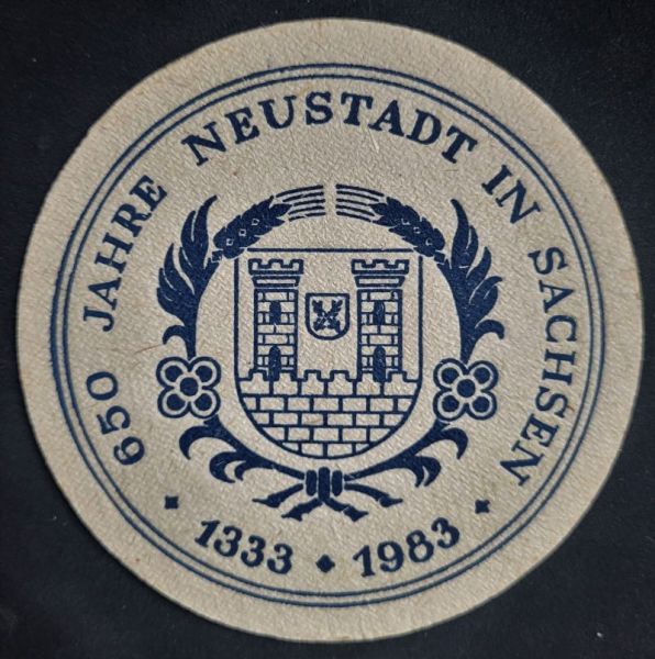 Bierdeckel aus Neustadt in Sachsen