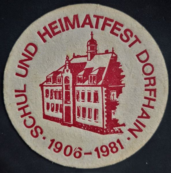 Bierdeckel aus Dorfhain