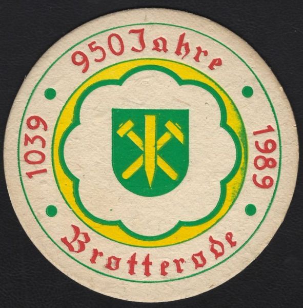 Bierdeckel aus Brotterode