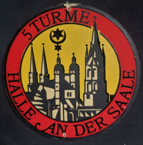 Bierdeckel aus Halle / 5 Türme