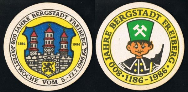 Bierdeckel aus Freiberg