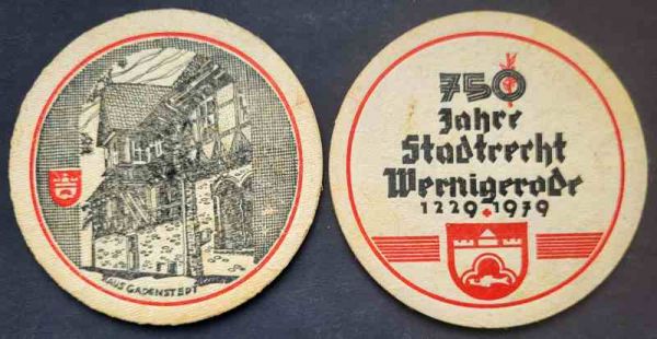 Bierdeckel aus Wernigerode / Haus Gadenstedt