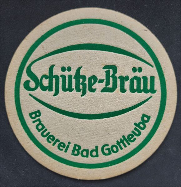 Traugott Schütze Bräu Bierdeckel