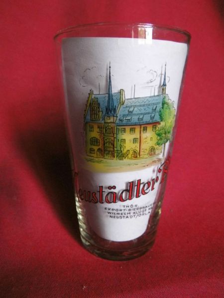 Thüringer Export Bierbrauerei A.G. Neustadt / Orla Bierglas