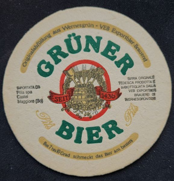Wernesgrüner Bierdeckel