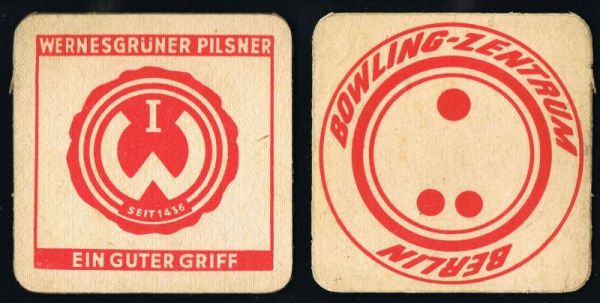 Wernesgrüner Bierdeckel