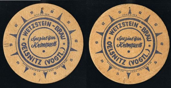 Wetzstein Bierdeckel