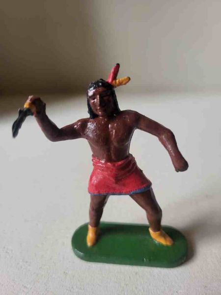Hartplastik Indianer