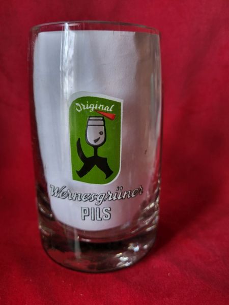 Wernesgrüner Beer glass