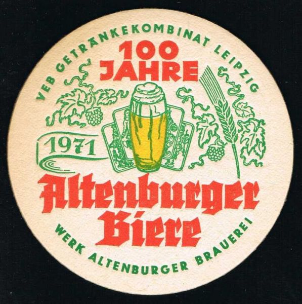 altenburger brewery ddr coaster