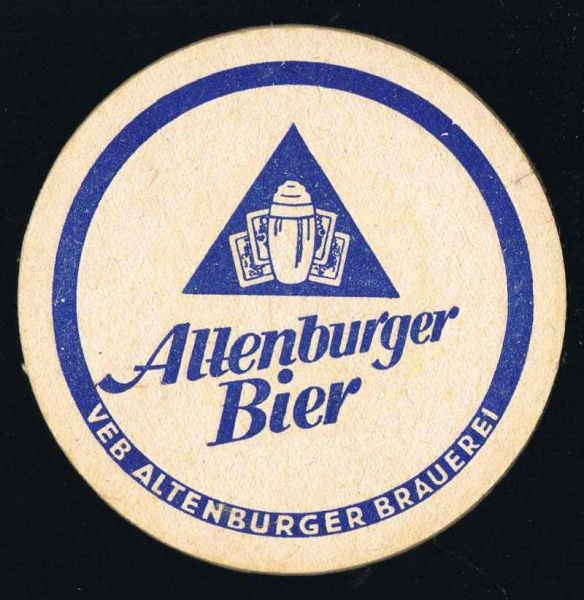 altenburger brauerei ddr bierdeckel
