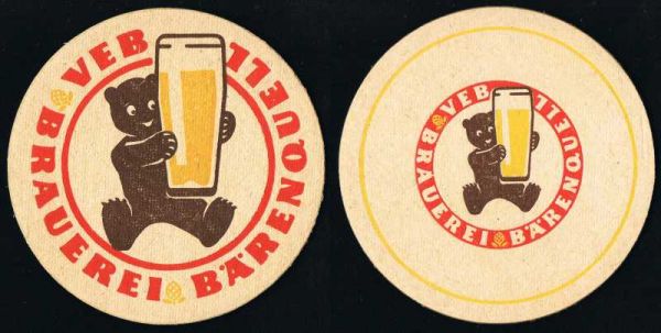 bärenquell brewery ddr coaster